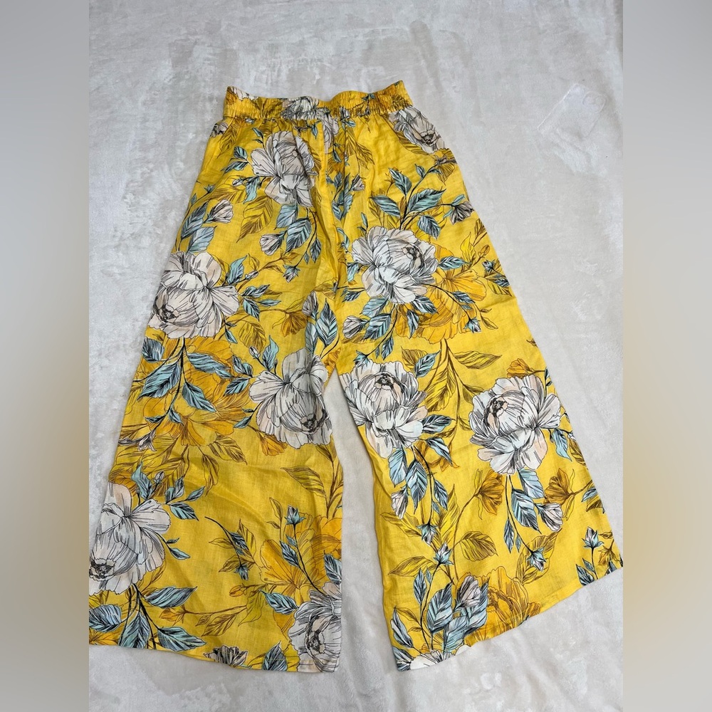 Yellow Floral Women’s Pants